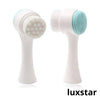 Brosse nettoyante double face en silicone pour le visage