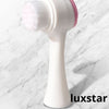 Brosse nettoyante double face en silicone pour le visage